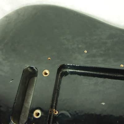 1990's USA Fender Strat Stratocaster electric guitar body swimming pool route image 3