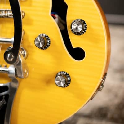 Epiphone Wildkat Semi-Hollow Electric Guitar - Antique Natural with Hardshell Case - Used image 12