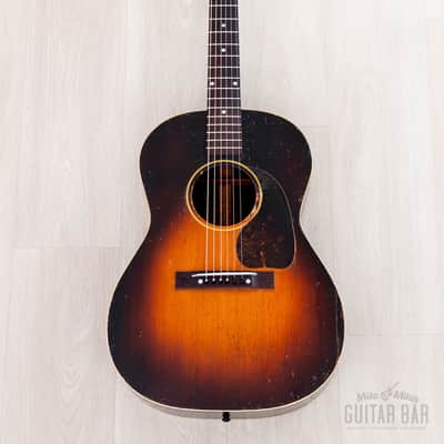 1944 Gibson Banner Logo LG-2 Vintage Wartime Acoustic Guitar w/ Case image 2