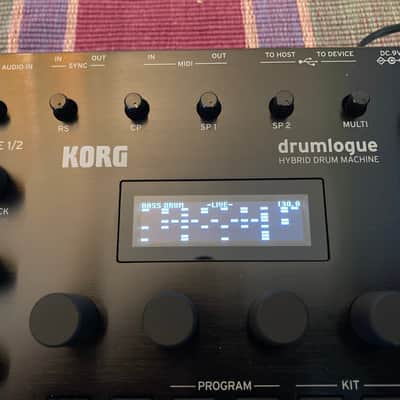 Korg Drumlogue Hybrid Drum Machine 2022 - Present - Black image 2