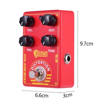 Dolamo D-9 Distortion Guitar Effect Pedal True Bypass for Electric Guitar NEW image 5