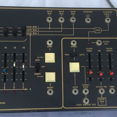 Original ARP 1601 Sequencer 1976 Black with Gold Lettering image 18