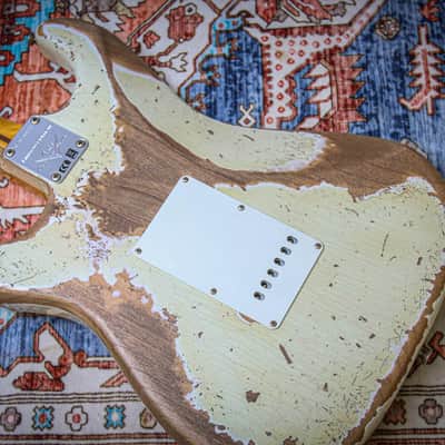 FENDER USA Custom Shop '56 Reissue Stratocaster Ltd Super Hvy Relic "Ivory" (2023) image 17