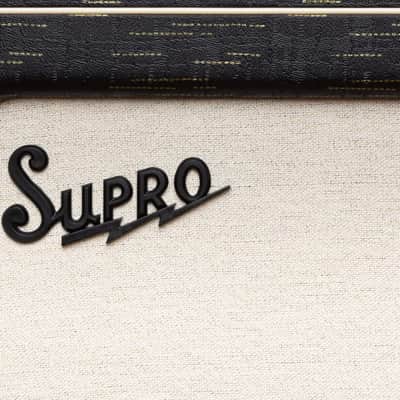 Supro Ambassador 2x10 - 35W/50W Combo - Black Gold Scandia (1630RCBLK) image 7
