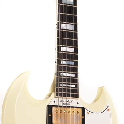 Gibson Custom Shop 1961 SG Custom Stopbar VOS Classic White 2021 image 5