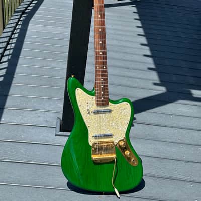 Fender Jaguar 1993 - Fred Stuart's Personal Build a See-Thru Green ridiculously documented 1 of a kind ! image 2