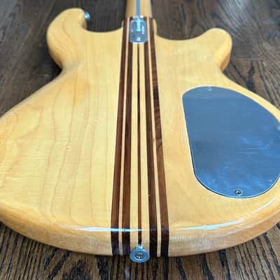 RARE! 1979 Kramer DMZ 4001 LEFTY - Natural w/ OHSC image 15