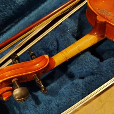 Josef Lorenz Luby (Schonbach) 3/4 Violin, Czech, with case&bow. Very Good Cond image 13
