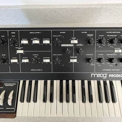 Moog Prodigy 32-Key Monophonic Analog Synthesizer 1979 - 1984 - Black