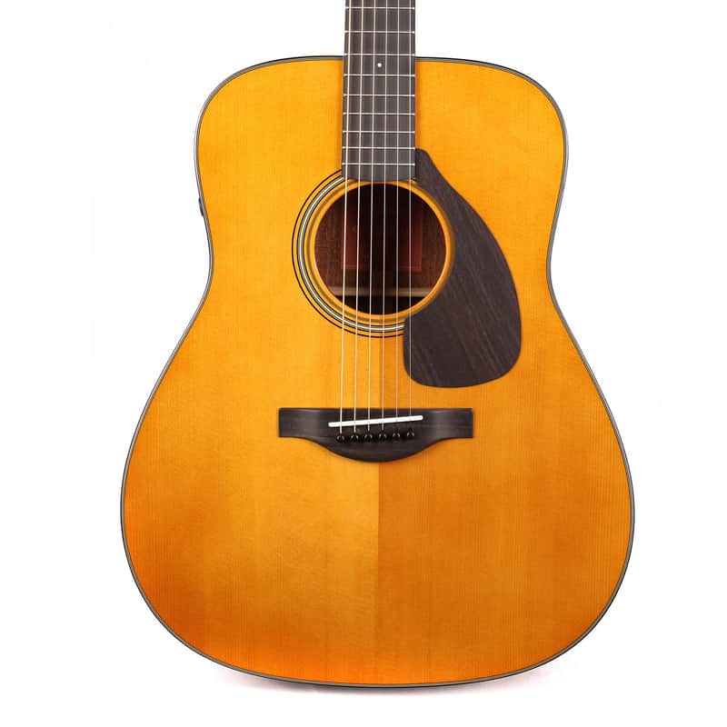 Yamaha FGX5 Red Label Dreadnought Natural | Reverb