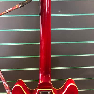 Hagstrom Viking II Ultralux Wild Cherry Transparent 2009 Semi Hollow Body Electric Guitar image 10