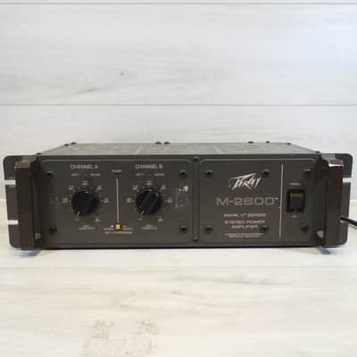 Peavey M-2600 Stereo Power Amp 2000s - Black image 1