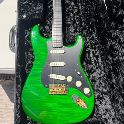 Fender Custom Shop Wildwood 10 Artisan Stratocast 2024 - Green Nitro image 1
