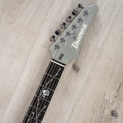 Ibanez TOD10 Tim Henson Signature Guitar, Fishman Fluence Pickups, Classic Silver image 9
