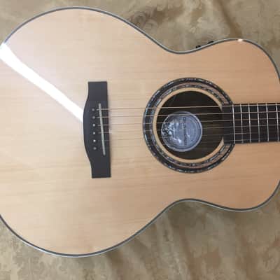Crossroads-C-GS-200E-36" Parlor Style-Acoustic Electric Guitar-NEW-with Setup! image 4