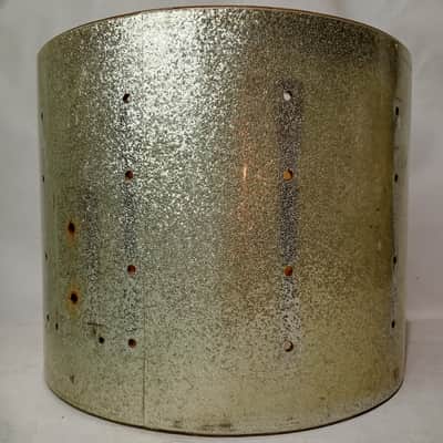 Ludwig 12x15"3Ply Silver Sparkle Marching Snare/Tom Drum Project Shell Vintage60 image 2