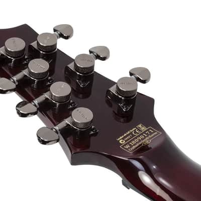 Schecter Hellraiser C-7 Electric Guitar - Black Cherry (1792) image 7
