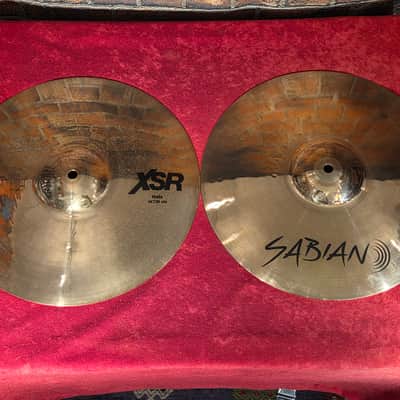 Sabian XSR Super Cymbal Set w/ Original Box - 10" Splash, 14" Crash, 14" Hi-Hats, 16" Crash, 18" Crash, 20" Ride image 5