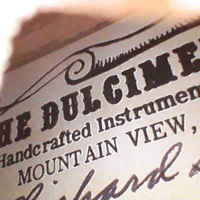Mint McSpadden Teardrop Dulcimer T9-W, Richard Stolze, signed image 16