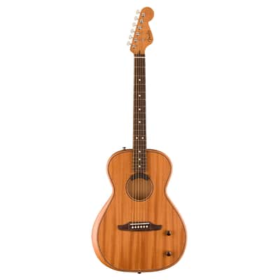 Used Fender Highway Series Parlor Acoustic - All-Mahogany w/ Rosewood FB image 2