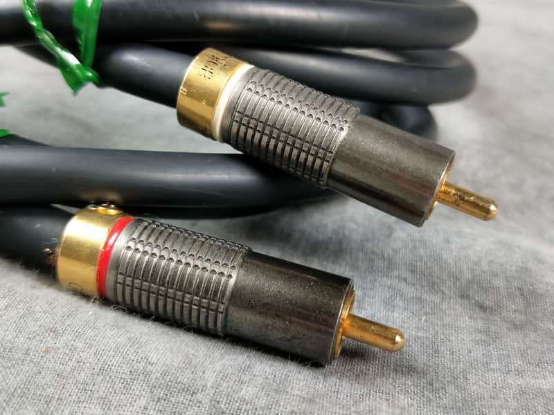美品ortofon★7N Copper Twin Core Cable Ortofon 7N + 8N Pure Copper Hybrid Twin Core Audio Cable Pair 1m