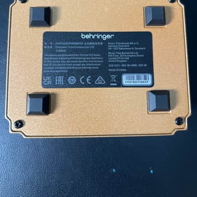 Behringer Centaur Overdrive First Version “Lawsuit” Model Klon-Style Pedal image 2