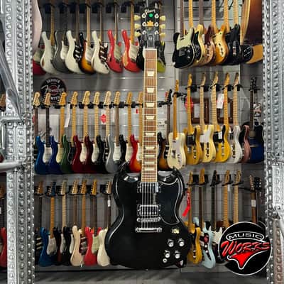 Gibson Sg Standard 50 Th Anniversary 24 Frets Ebony Black 2011 image 2