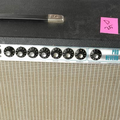 Fender Pro Reverb 2x12 Silverface Owned by Frank Iero image 5