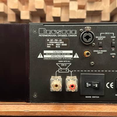 Bryston 4B SST Two Channel Amplifier. NS10 Gold Standard. NS 10 image 8