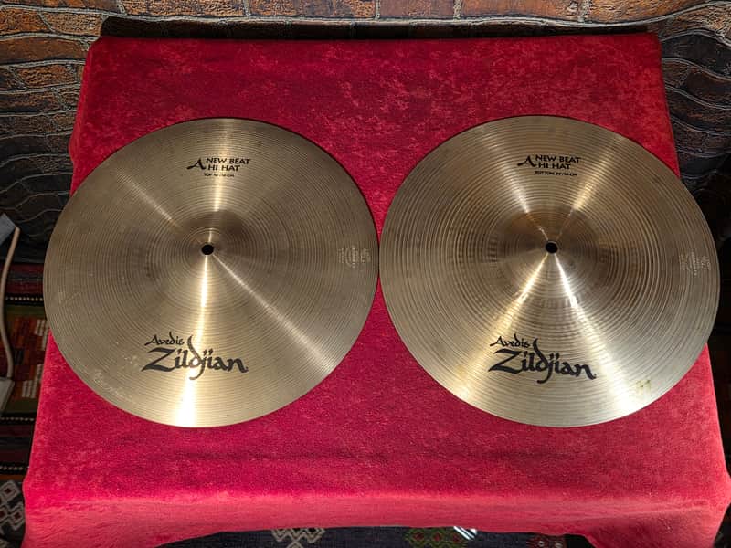 Zildjian 14" A Series New Beat Hi-Hat Cymbal Pair image 1