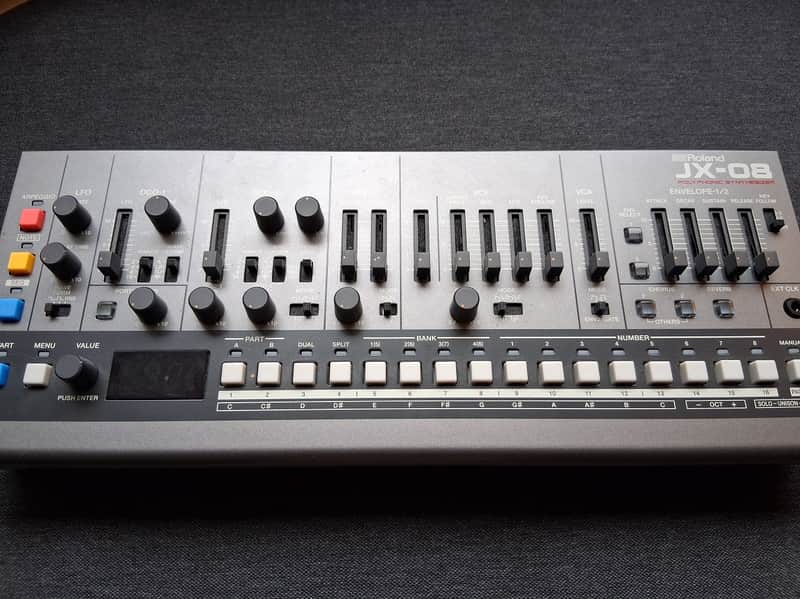 Roland JX-08 Boutique Synthesizer 2021 - Grey image 1