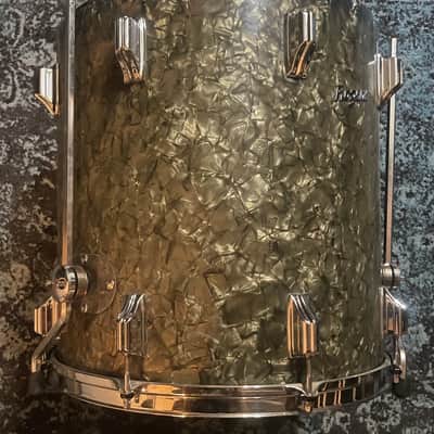 Rogers 16" x 16" Holiday Floor Tom 1957 - Black Diamond Pearl image 16