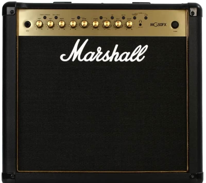 Marshall MG Gold MG50GFX 4-Channel 50-Watt 1x12" Solid State Guitar Combo 2018 - Present - Black image 1