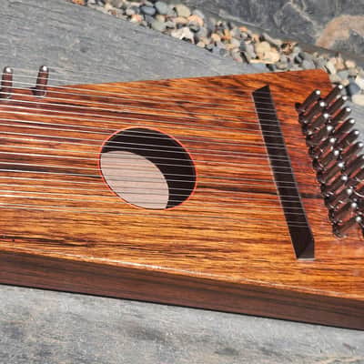 Beautiful Vintage Antique Rosewood Psaltry 18" image 5