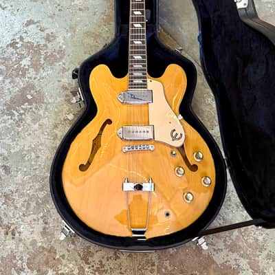 Peerless MIK Epiphone Casino Reissue Natural original vintage Korea OX image 4