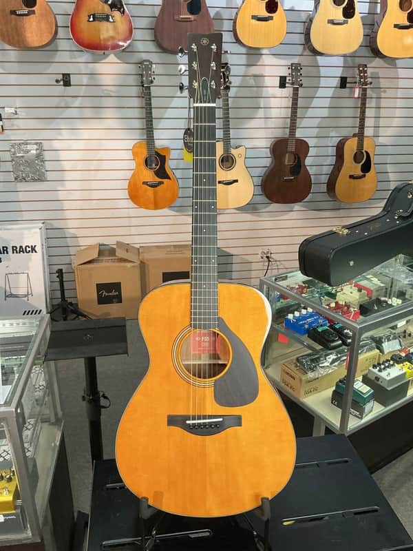 Yamaha FS5 Red Label Acoustic Guitar - Vintage Natural image 1