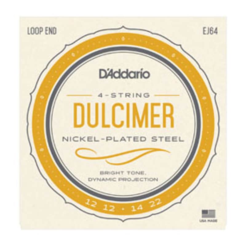 Daddario Dulcimer Nickel 4STR Set image 1