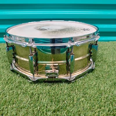 ⚡Pearl Custom Alloy Sensitone Brass Shell Snare Drum 14"X5.5"⚡ image 2