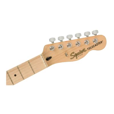 Squier Affinity Series Telecaster 6-String Electric Guitar with Maple Fingerboard (Right-Handed, Butterscotch Blonde) image 7