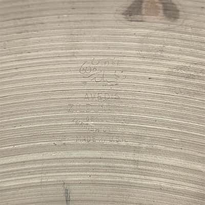 Used Vintage Zildjian A Medium Ride Cymbal 20" 2445 grams - Very Good image 4
