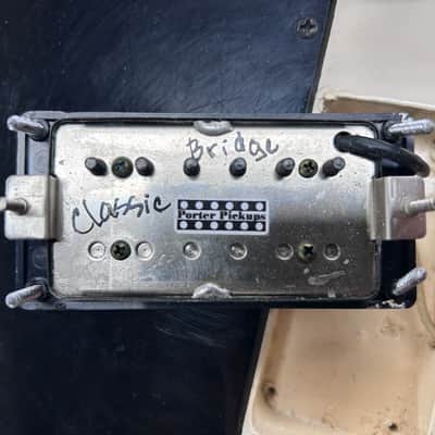 Rare Prototype PWN-001 Palir Titan Tele V-neck Black/White “Croc” Porter Pick Ups image 9