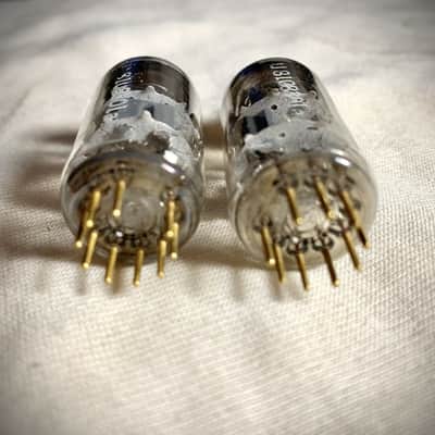 Two Paired Telefunken ECC803's 1968 Ulm Gold Pin/Diamond 1968 image 2