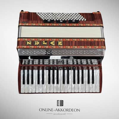 Accordion Harmonika Zupan Alpe IV 96 Bass with Cagnoni reeds image 3