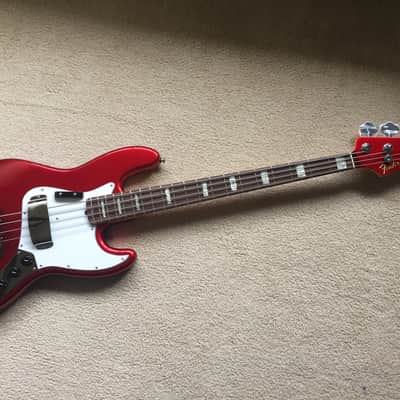 Fender 50th Anniversary Jazz Bass 2010 Candy Apple Red image 3
