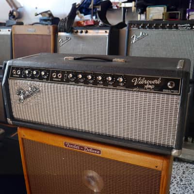 Handwired Vibroverb 2-Channel 40-Watt guitar amp head image 1