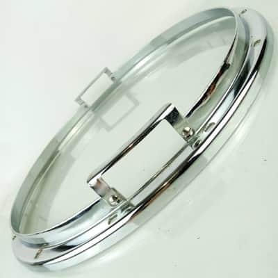 Yamaha 14" 12Lug 2lb 5oz Die-Cast Zinc Snare Drum Resonant Rim/Hoop Marching 80s image 5