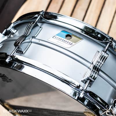 Ludwig Acrolite 5x14" 8-Lug - Pointed Blue/Olive Badge image 18