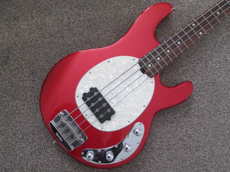 Music Man Stingray 4 string bass - Limited Edition 2004 red | Reverb