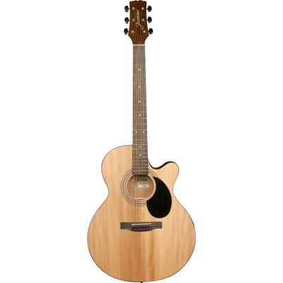 Jasmine S-34C Grand Orchestra Cutaway Acoustic Guitar, Natural image 2