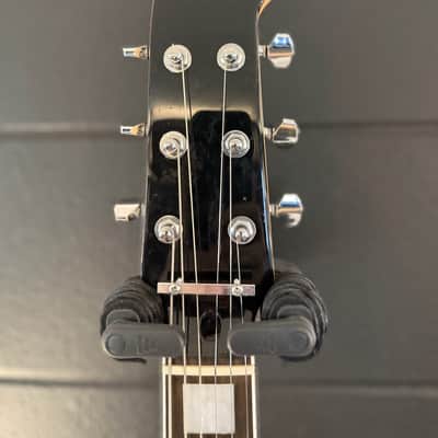 Eastwood Maverick 2018 - Custom - Black Nitro - Fralin P90's - Steel Master G/B Bender image 6